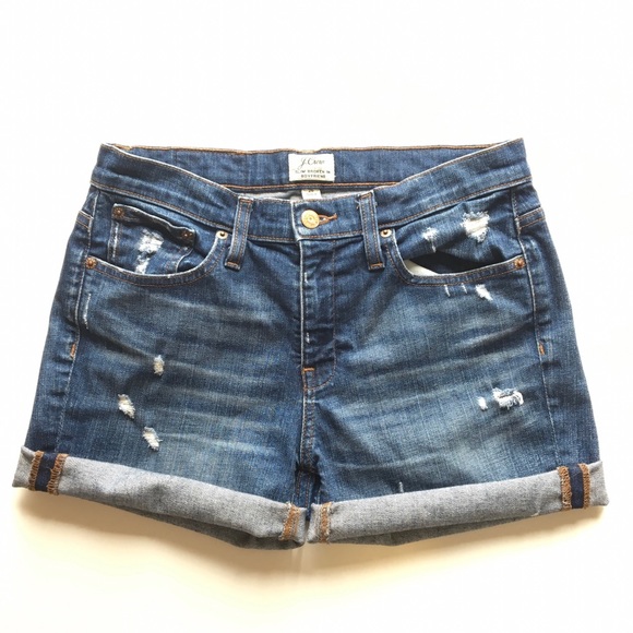 J. Crew Pants - J. Crew Slim Broken In Boyfriend Short 5” Unrolled